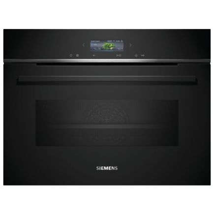 Siemens CM724G1B1 Kompaktbackofen mit Mikrowelle schwarz 45cm