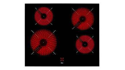 Teka TT 6410 E Glaskeramikkochfeld herdgebunden Metallrahmen 60cm