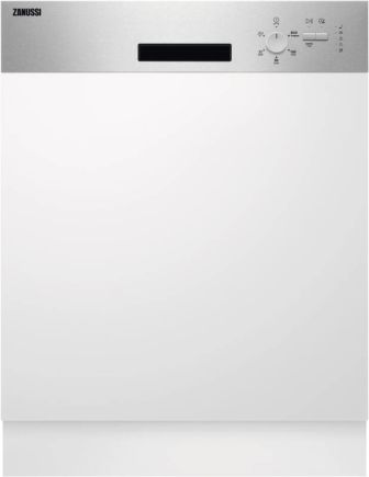 Zanussi ZDSN151X2 Einbau-Geschirrspüler integrierbar Edelstahl EEK:F