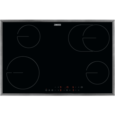 Zanussi ZHRN883X Glaskeramik Kochstelle 80cm Edelstahl autark