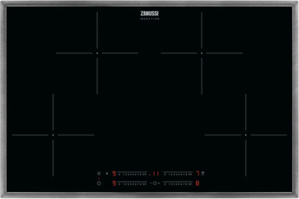 Zanussi ZITN844X Induktionskochfeld Edelstahlrahmen 80cm autark