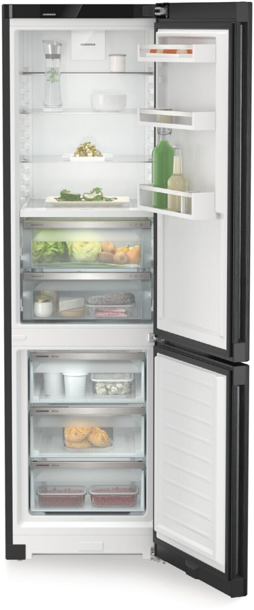Liebherr CBNbdc 5733 Plus BioFresh Kühlgefrierkombination Edelstahl schwarz EEK:C
