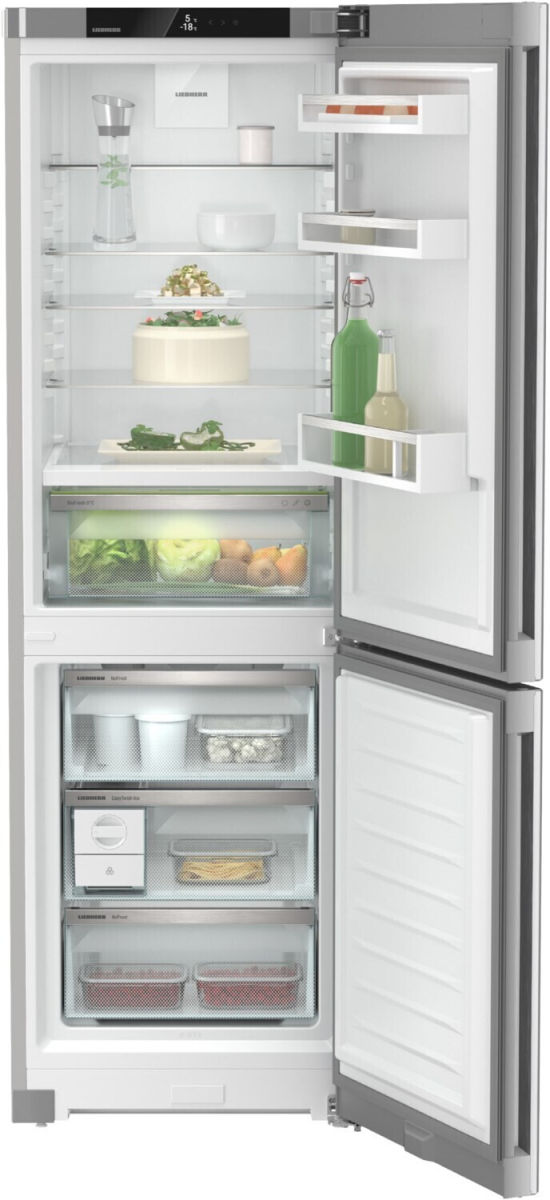 Liebherr CBNsfc 522i Plus Kühl-Gefrierkombination silber EEK:C