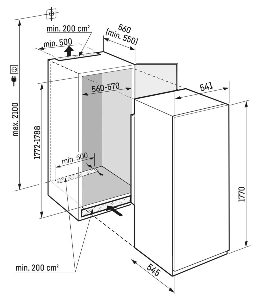 Liebherr SIFNSf 5128 Einbau-Gefrierschrank NoFrost EEK:F