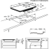AEG IAE84421XB Induktionskochfeld Edelstahl 80cm autark