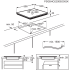 AEG IKE64683FB Induktionskochfeld TotalFlex autark Facette 60cm
