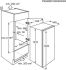 AEG SFB612E1AS Einbau-Kühlschrank 122,5cm Schlepptür EEK:E