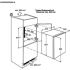 AEG SFB688E1AS Einbau-Kühlschrank 880mm Schlepptür EEK:E