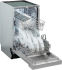 Amica EGSP 560 910-1 E Einbau-Geschirrspüler integrierbar Edelstahl EEK:E