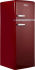 Amica KGC 15631 R Kühlgefrierkombi weinrot Topfreezer Retro 144cm EEK:E