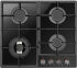 Amica KMG 734 060 S Gaskochfeld rahmenlos schwarz Glaskeramik autark