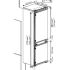 Beko BCNA306E5ZSN Einbau-Kühlgefrierkombi Nische 195cm Schlepptür EEK:D