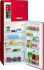 Bomann DTR 353.1 Doppeltür-Kühlschrank retro rot 147cm EEK:E