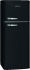 Bomann DTR 353.1 Doppeltür-Kühlschrank retro schwarz 147cm EEK:E