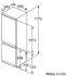 Bosch KIF86PFE0 Einbau- Kühlgefrierkombi EEK:E