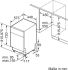 Bosch SPU6ZMS35E Unterbau-Geschirrspüler Edelstahl EEK:C