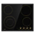 Gorenje EC642CLB Glaskeramik-Kochfeld 4-fach Edelstahlrahmen schwarz 60cm autark