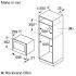 Neff NR4WR21N1 Einbau-Mikrowelle Edelstahl 38cm Rechtsanschlag