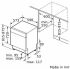 Siemens SN13EW78CS Unterbau-Geschirrspüler weiß EEK:C