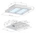 Silverline VGUD 104.1 RA Vega AC Randabsaugung 100x70 Deckenhaube