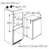 Wolkenstein WKS125.4 EB Einbau-Kühlschrank EEK:F