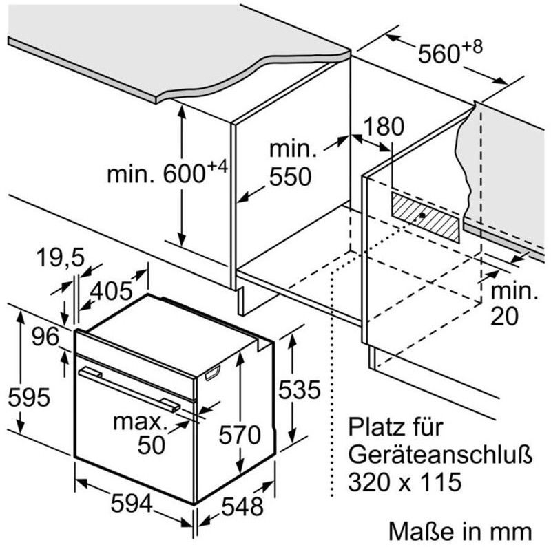 Neff B1CCC0AN0 (BCB 1602) Einbau-Backofen Edelstahl EEK:A