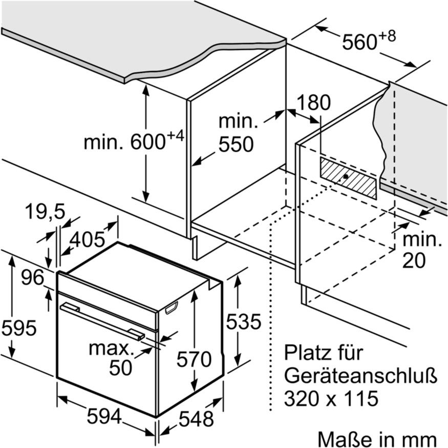 Neff B1ECC0AN0 Einbau-Backofen Edelstahl EEK:A