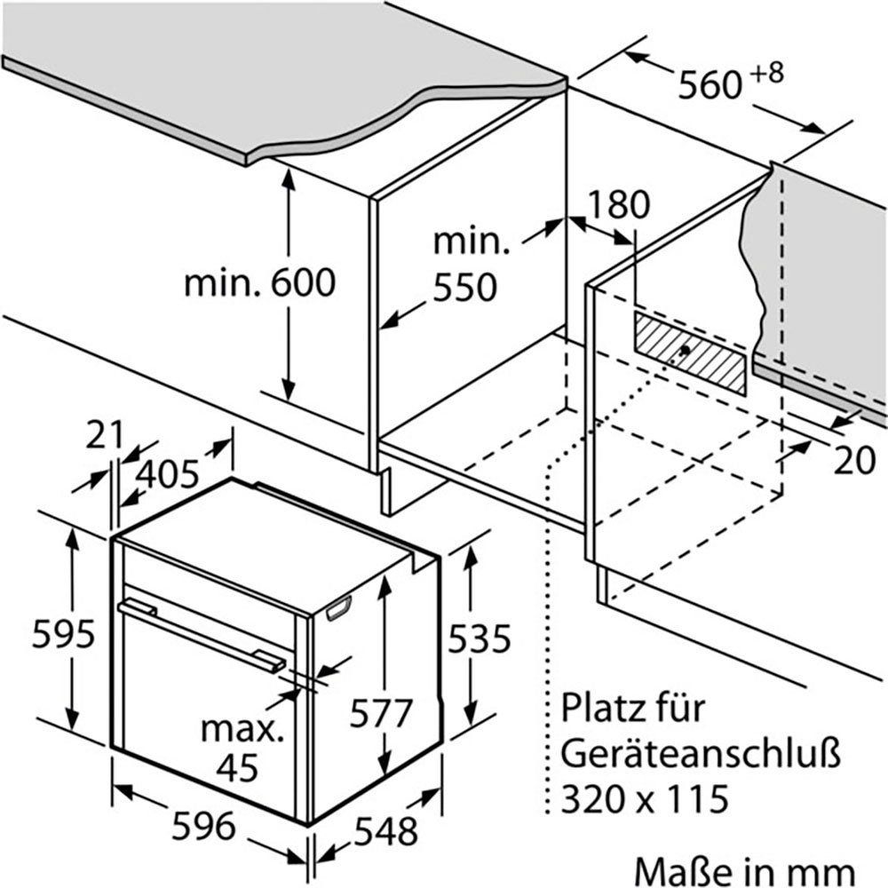 Neff B64VS31N0 Einbau-Backofen Edelstahl VarioSteam EEK:A+