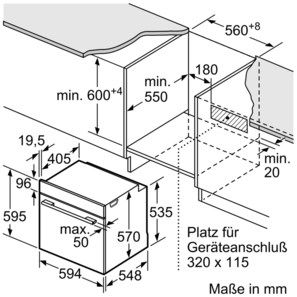 Neff E1ACD2AN0 (ECB1822) Einbau-Herd Edelstahl EEK:A