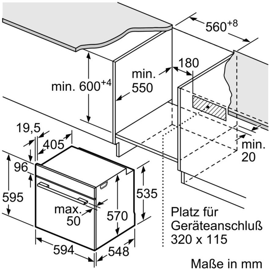 Neff E1CCC0AN0 (ECB1602) Einbau-Herd Edelstahl EEK:A