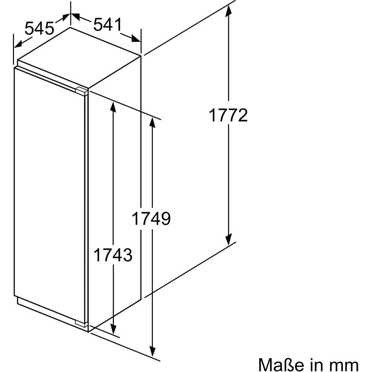 Neff KI1812FF0 Einbau-Kühlschrank EEK:F