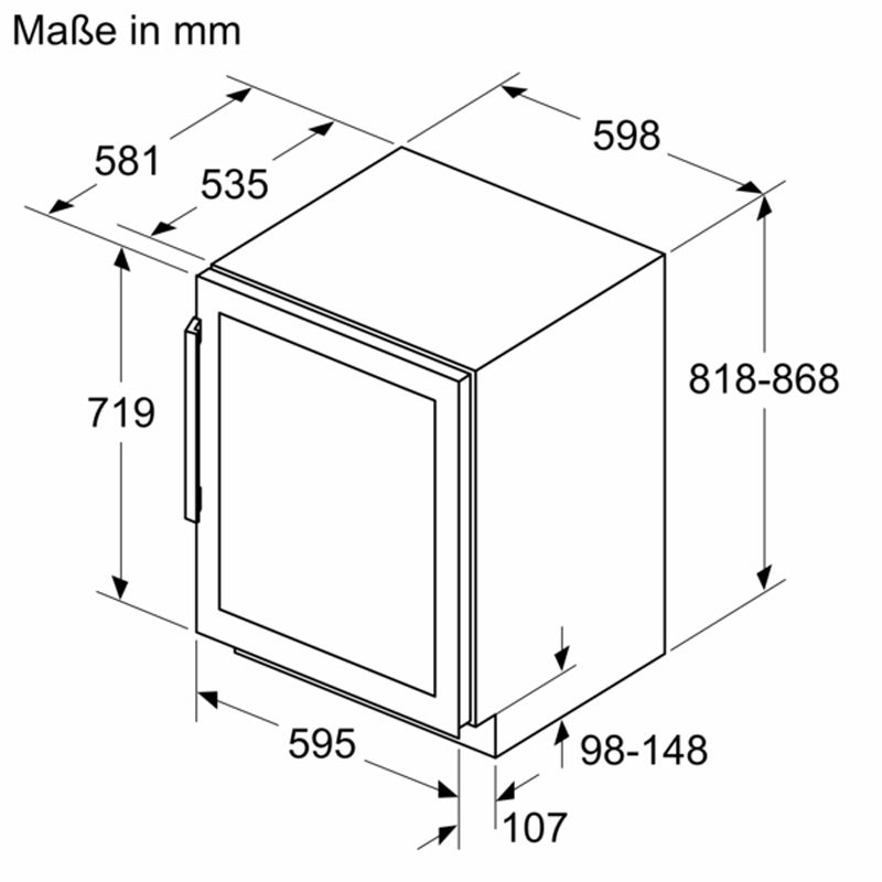 Neff KU9213HG0 Weinkühlschrank EEK:G