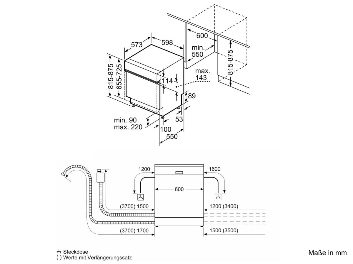 Neff S147ZCS35E Einbau-Geschirrspüler integrierbar Edelsthal EEK:C