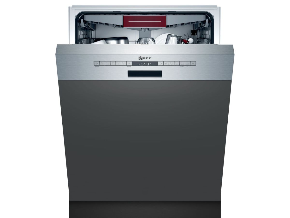 Neff S245ECS11E Einbau-Geschirrspüler integrierbar Edelstahl EEK:C
