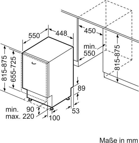 Neff S857ZMX09E Einbau-Geschirrspüler vollintegrierbar EEK:C