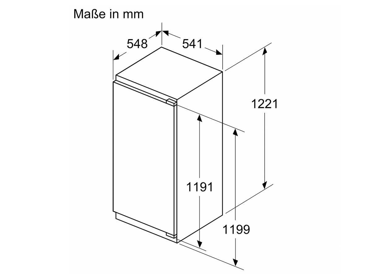 Siemens KI41R2FE1 Einbau-Kühlschrank EEK:E