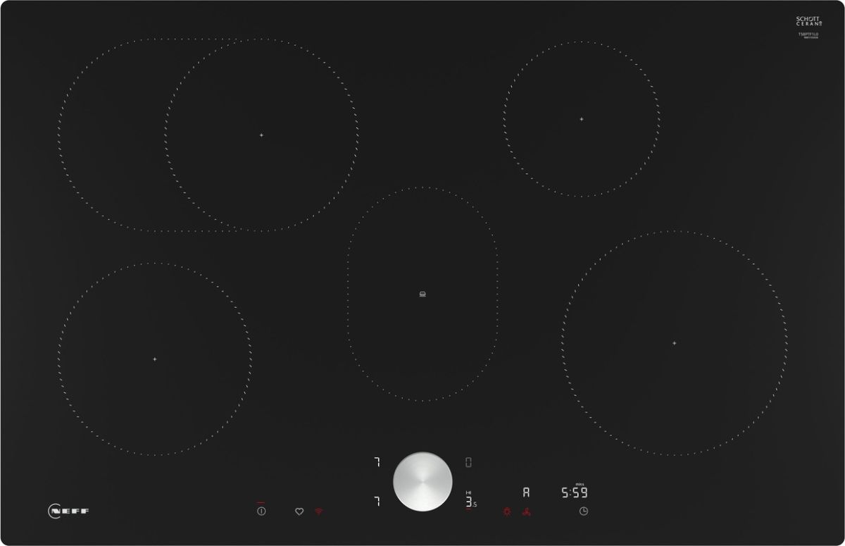 Neff T58PTF1L0 Induktionskochfeld flächenbündig 80cm autark