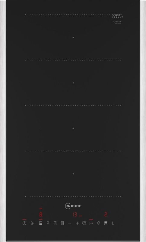 Neff T63TDX1L0 Induktionskochfeld Edelstahl 30cm Domino autark