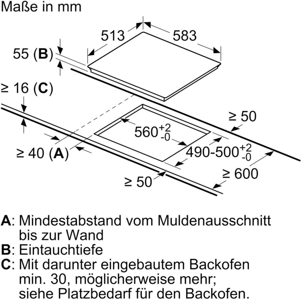Neff T66BT6QN2 Induktionskochfeld autark Edelstahl 60cm
