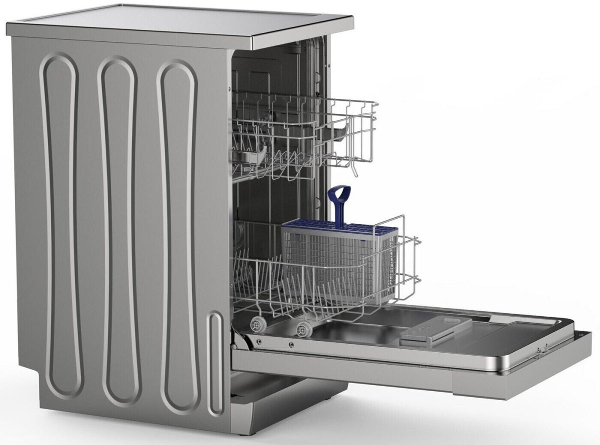 PKM DW9A++5 SI Standgeschirrspüler silber EEK:E 