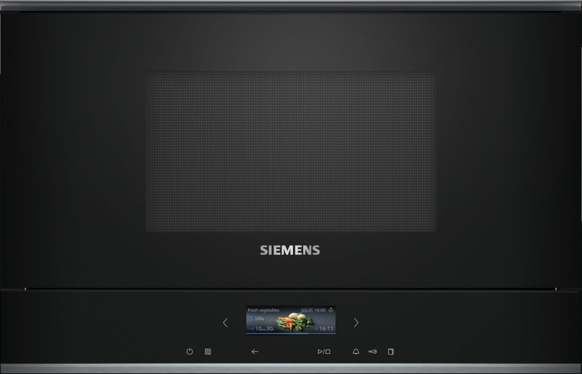 Siemens BE732L1B1 Einbau-Mikrowelle schwarz Grill