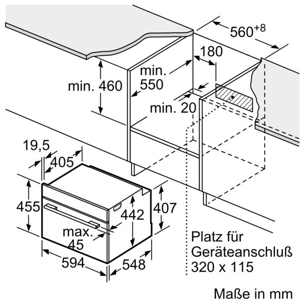 Siemens CD914GXB1 Dampfgarer schwarz 