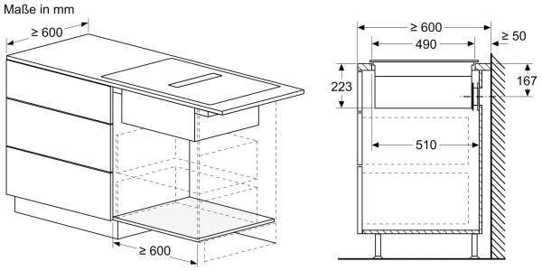 Siemens ED851FQ15E Induktion Muldenlüfter rahmenlos aufliegend 80cm EEK:B