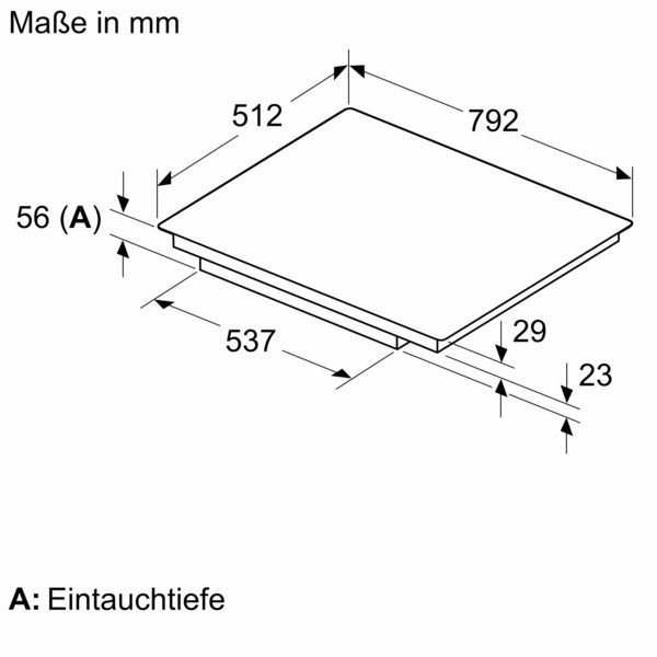 Siemens EH801HFB1E Induktionskochfeld flächenbündig 80cm autark
