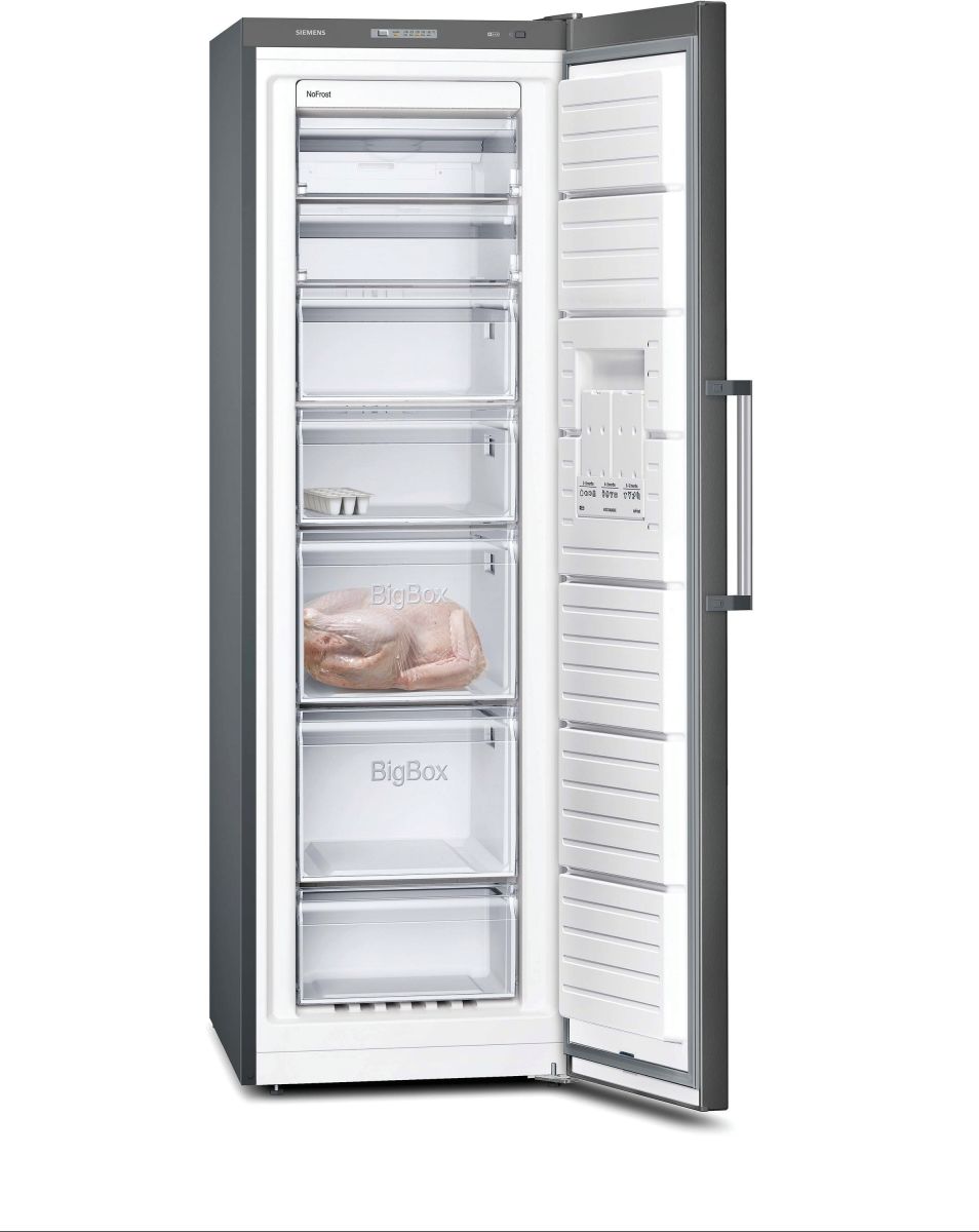 Siemens GS36NVXEV Gefrierschrank BlackSteel EEK:E