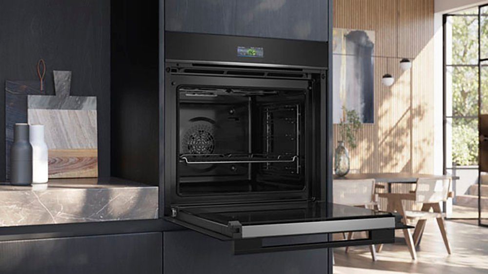 Siemens HB774G1B1 Einbau-Backofen schwarz Pyro EEK:A+