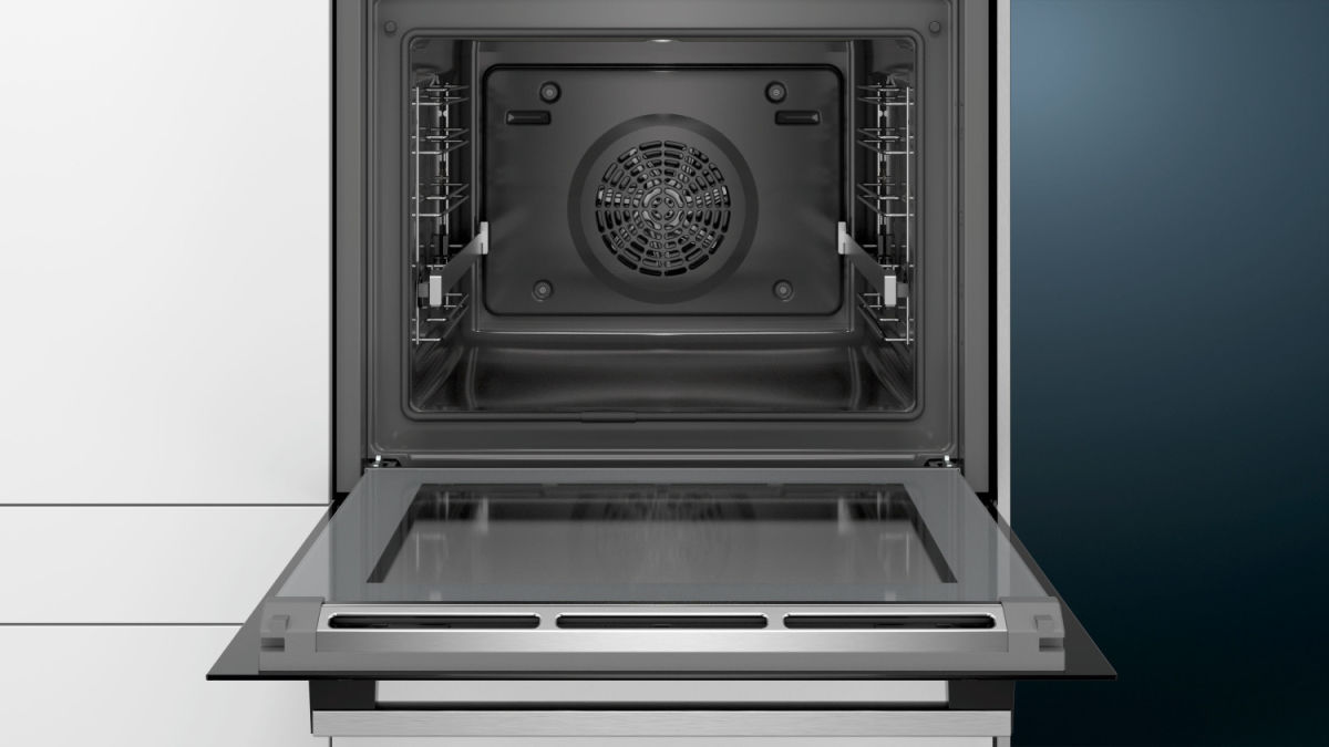 Siemens HR578G5S6 Einbau-Backofen mit Dampf Edelstahl schwarz EEK:A