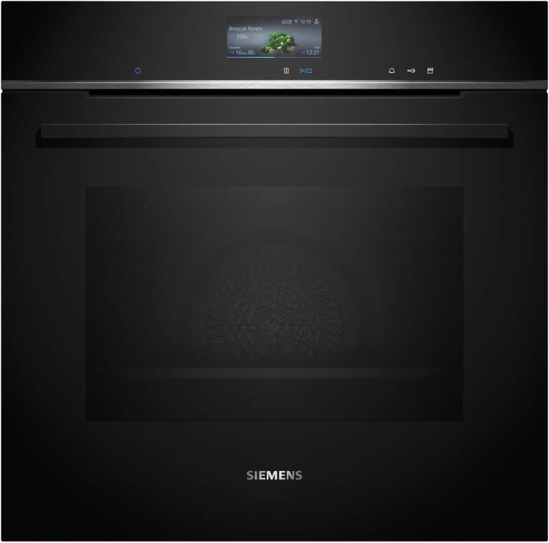 Siemens HR776G1B1 Einbau-Backofen mit Dampf schwarz EEK:A+