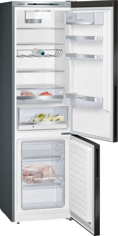Siemens KG39E8XBA Kühl-Gefrierkombination Blacksteel EEK:B
