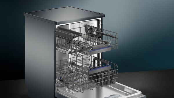 Siemens SN23HC60AE Geschirrspüler Black Inox EEK:D